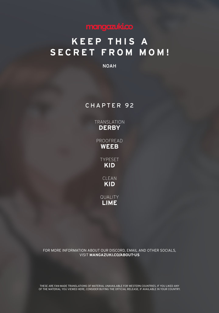 Keep it a secret from your mother Raw