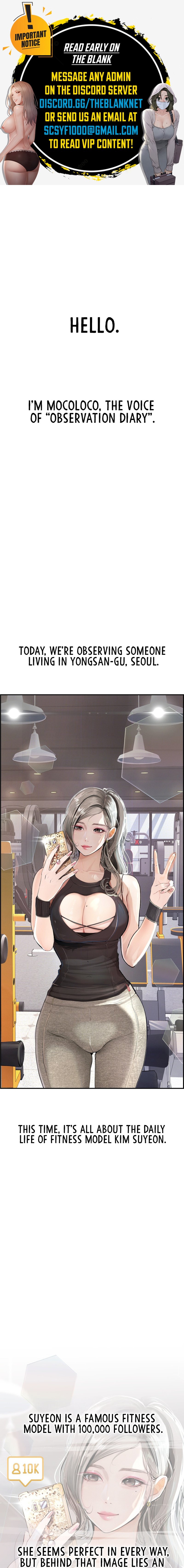 Observation Diary