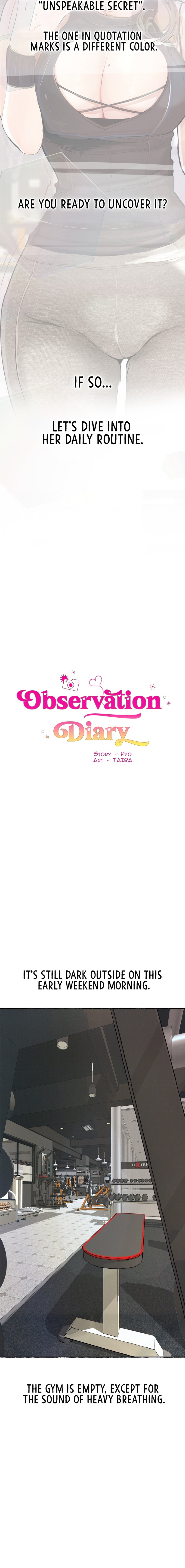 Observation Diary