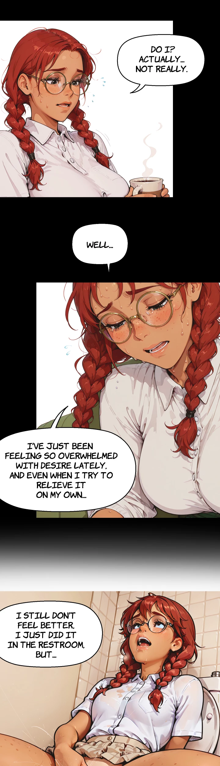 THE NAUGHTY EXAM : Between Her Legs