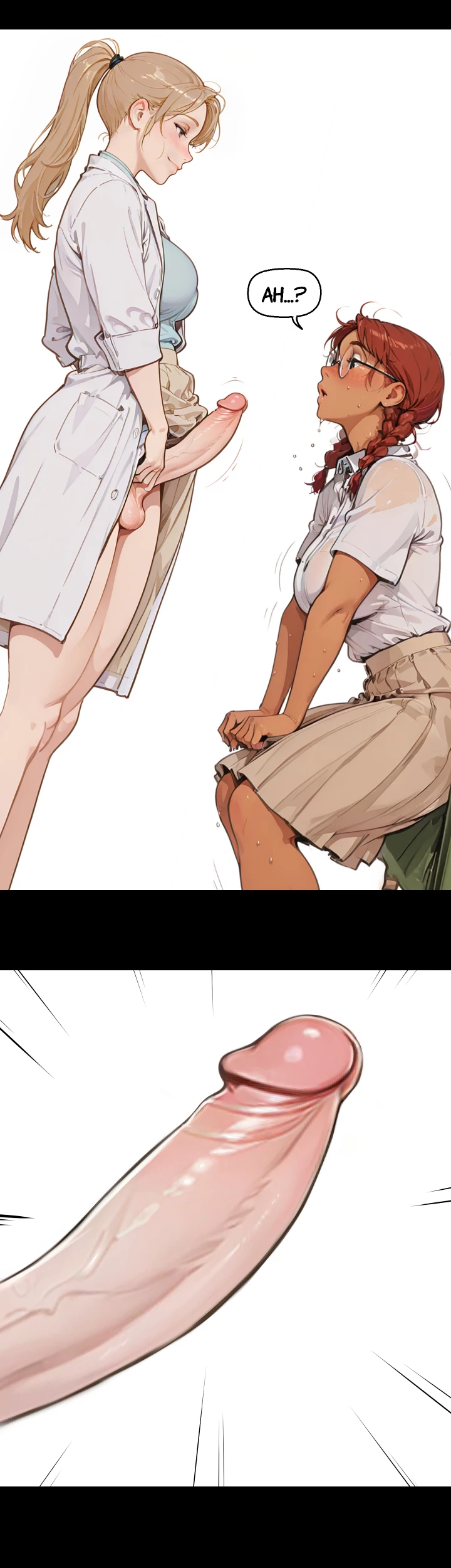 THE NAUGHTY EXAM : Between Her Legs
