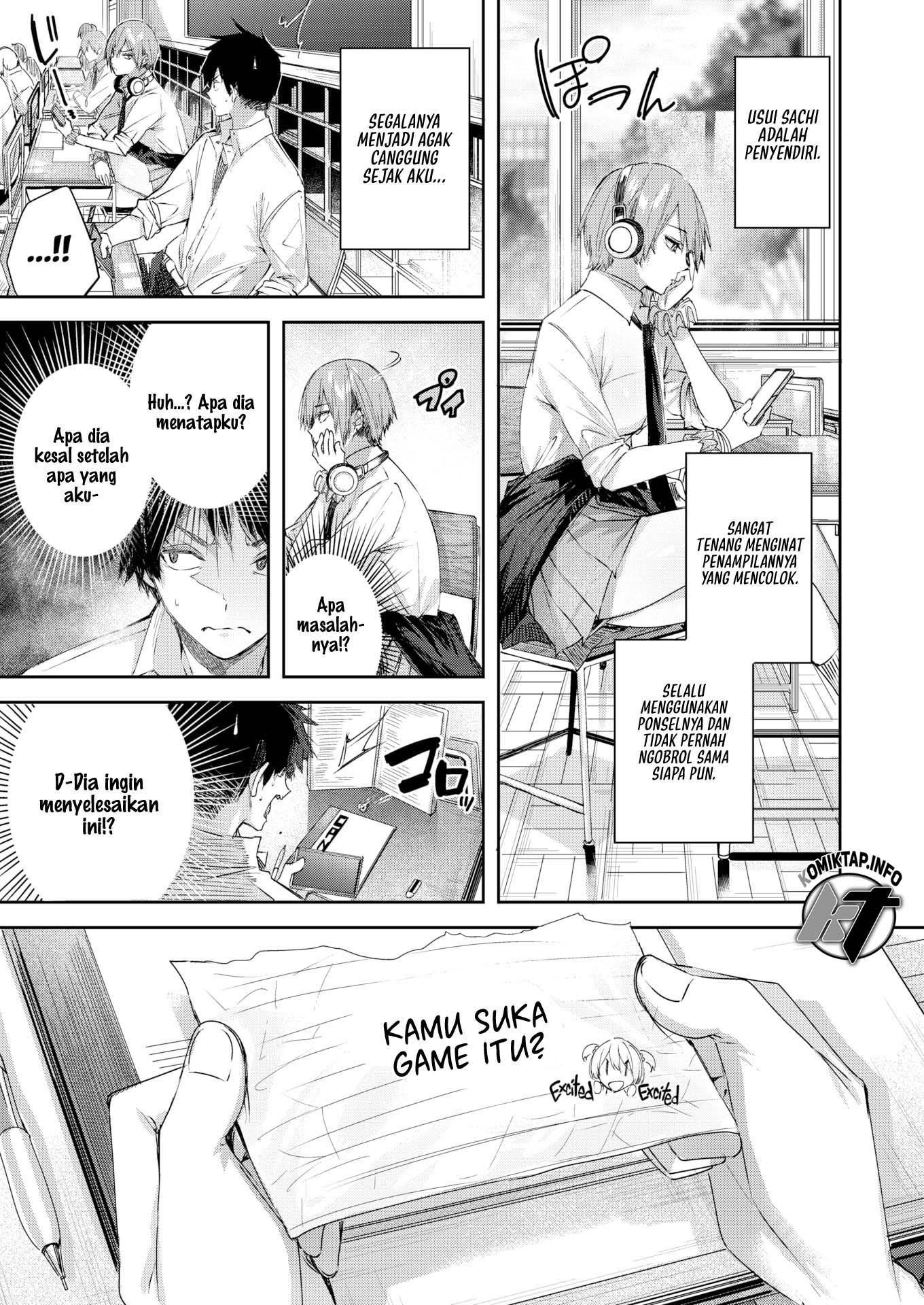 Usui-san is a Strawberry Blonde Chapter 1