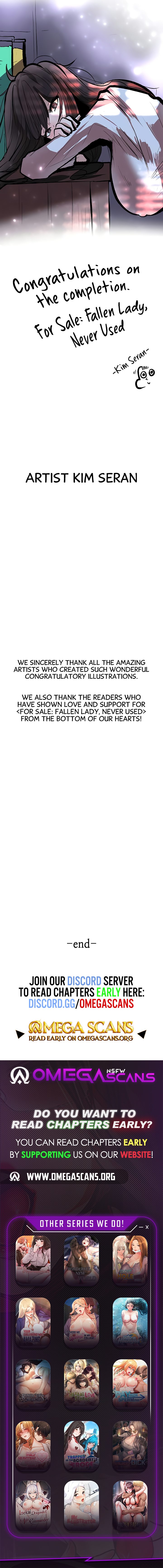 For Sale: Fallen Lady, Never Used