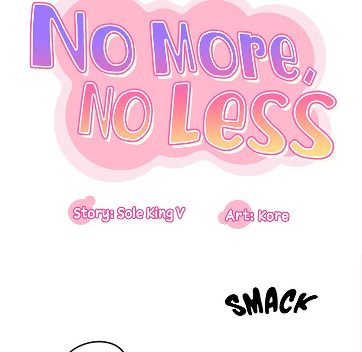 No More, No Less