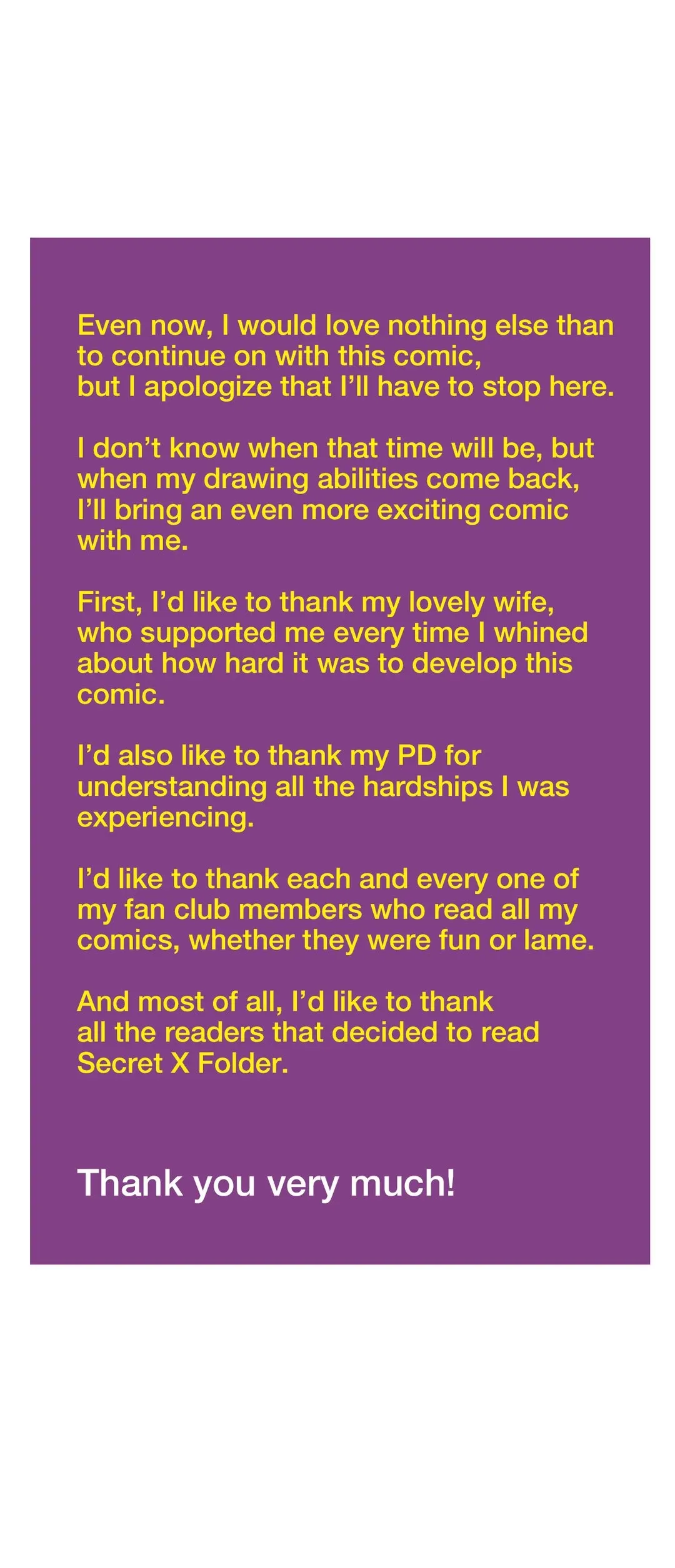 Secret X Folder