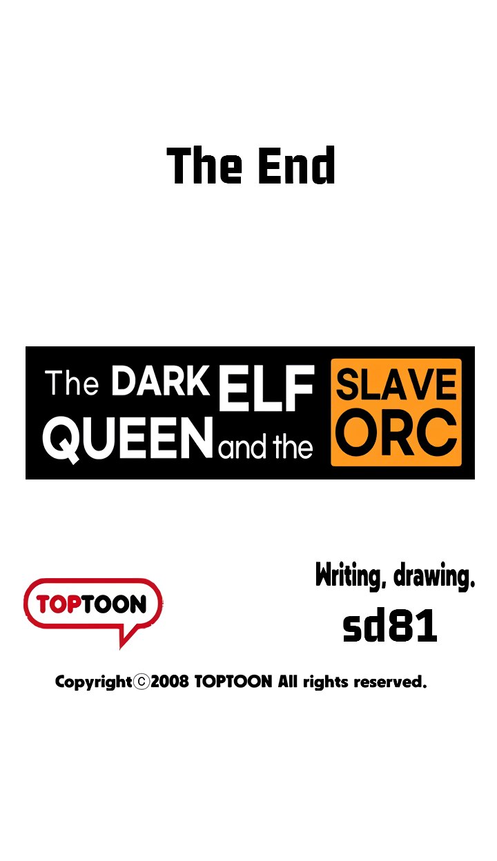 The DARK ELF QUEEN and the SLAVE ORC